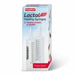 Beaphar Lactol Feeding Syringes for Kittens, Puppies & Small Animals - 2x12ml | Animed Direct