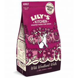 Lilys Kitchen Wild Woodland Walk with Duck Venison and Salmon Dry Dog ...