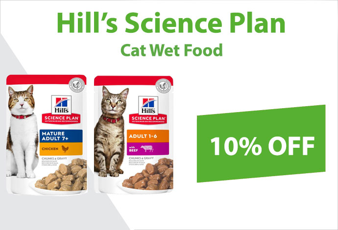 Hills Science Plan Cat Wet Food SecPro 10% off