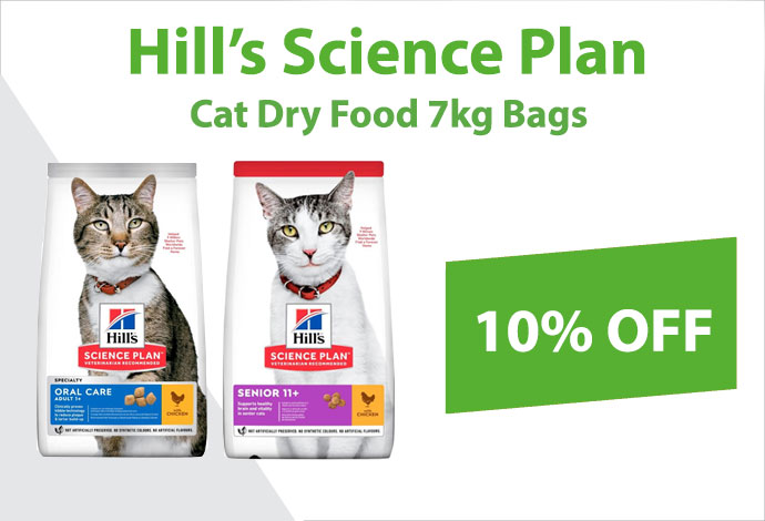 Hill's Science Plan Selected Dry Cat Food 7kg SecPro 10% off
