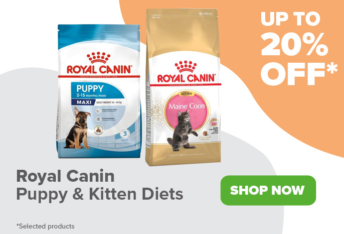 RC Selected Puppy & Kitten Diets Up to 20% SecPro